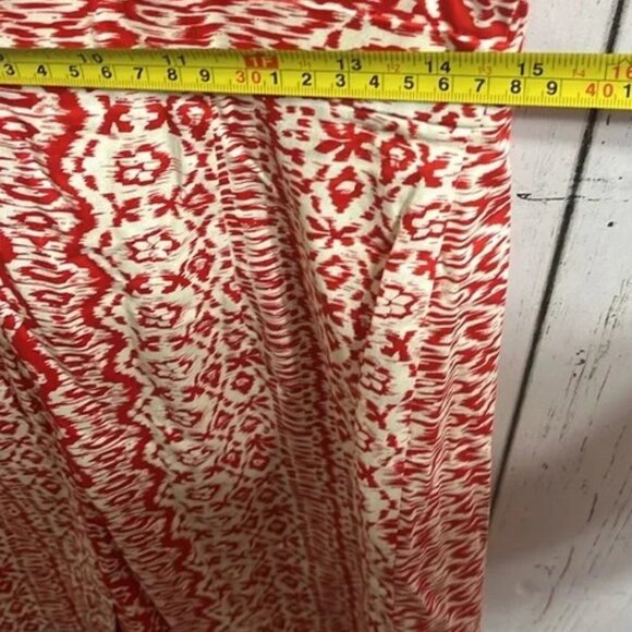 Ellen Tracy Sleeveless Sheath Dress, Red and Cream, Size 6 - Picture 10 of 11